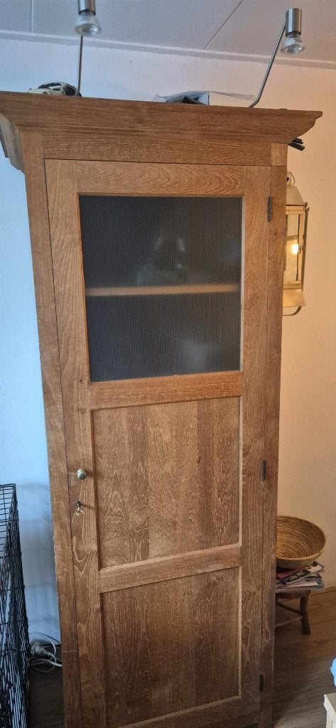 Teak computerkast, Ophalen, Gebruikt, 70 tot 120 cm, Teakhout