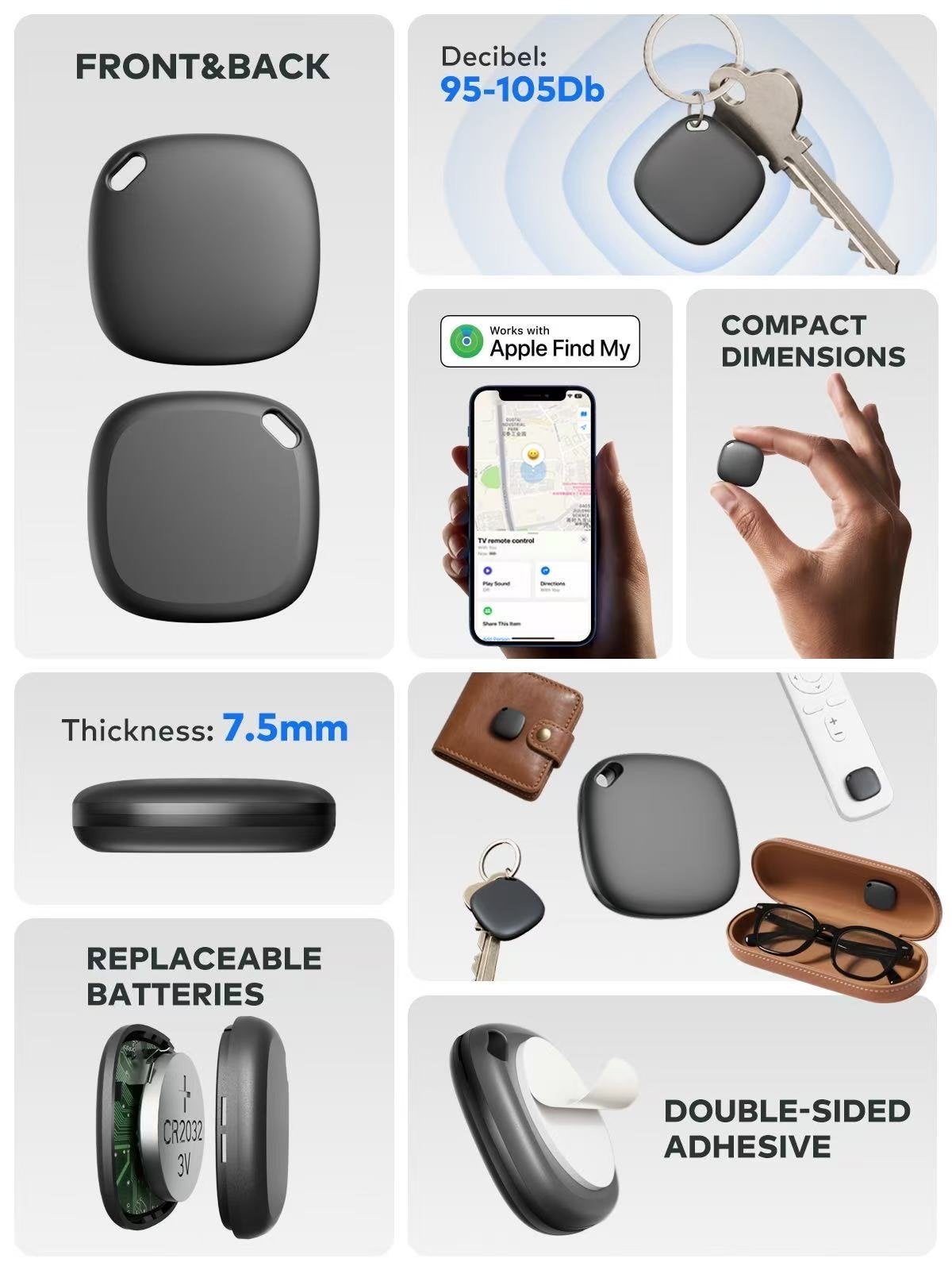 Item Tracker met Apple Find My - Sleutelzoeker, Ophalen, Nieuw