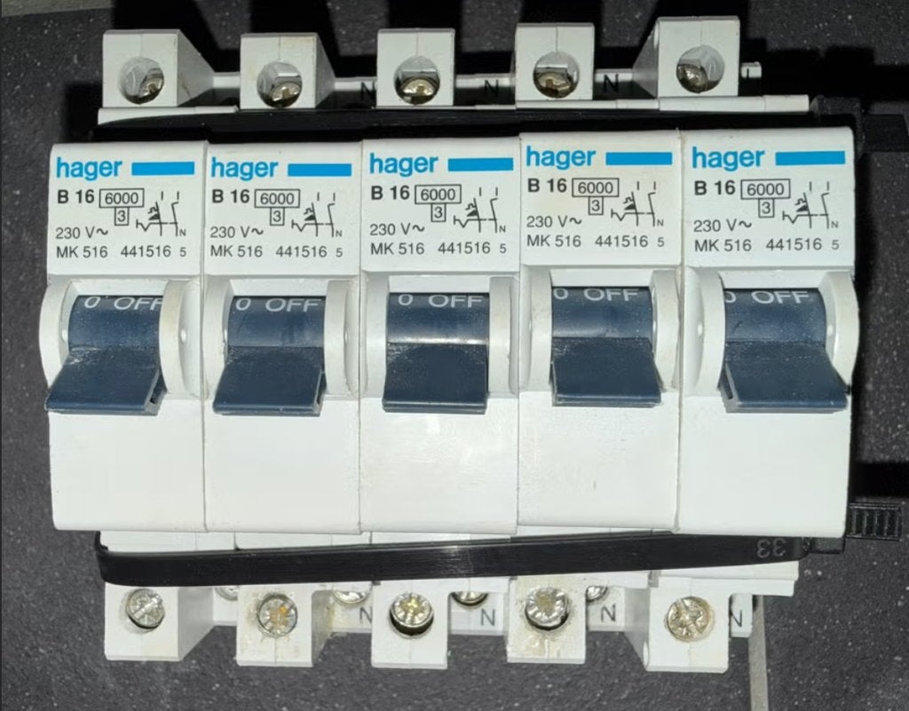 Partij Elektra Automaten + 3-Fase Aardlek Hager / GE / ABB, Ophalen of Verzenden, Nieuw, Overige typen