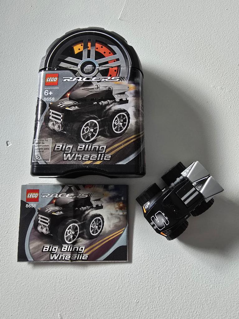 Lego Big Bling Wheelie 8658, Compleet, Lego, Ophalen of Verzenden, Zo goed als nieuw