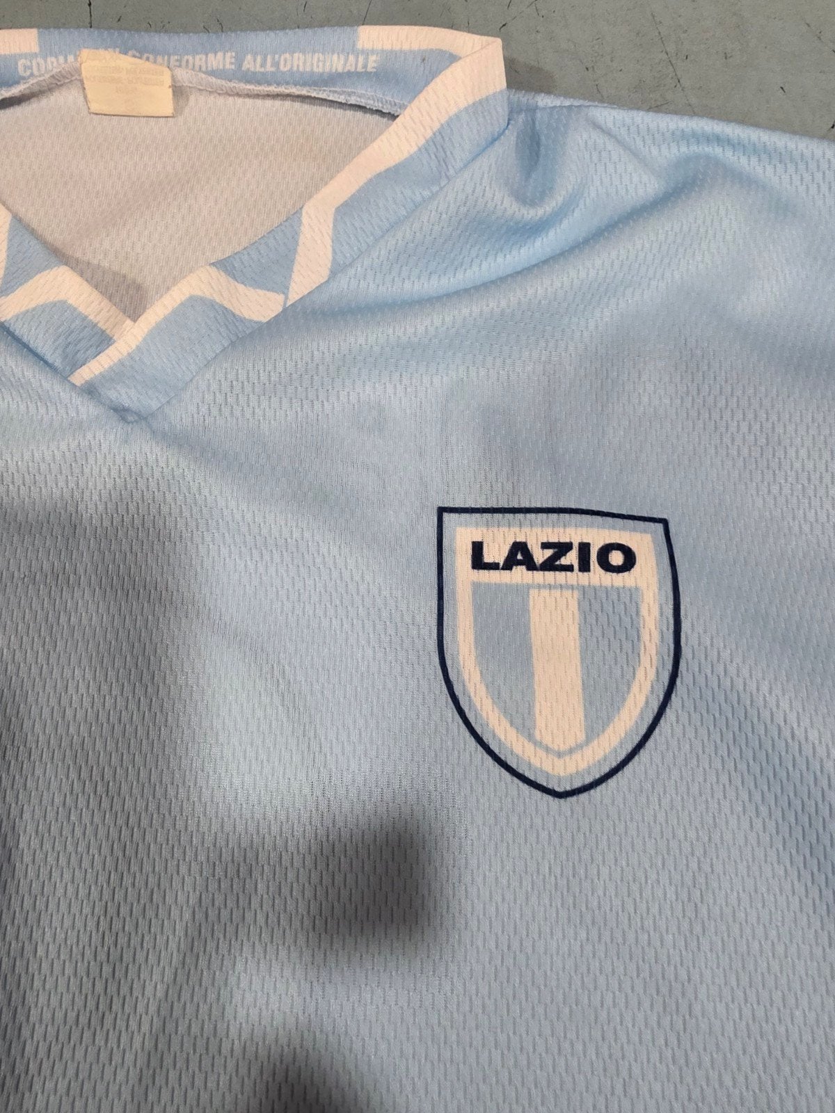 Lazio voetbalshirt - Lichtblauw - Maat M, Lazio, Onbekend, Ophalen of Verzenden, Onbekend