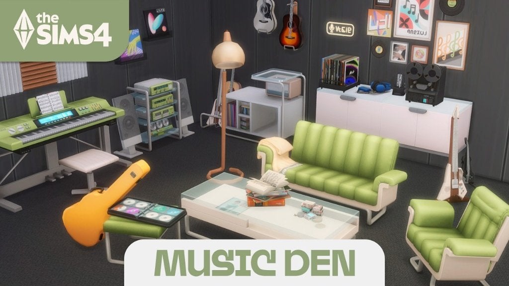 Sims 4 Music Den Kit DLC (EA App), Ophalen, 1 speler, Nieuw, Vanaf 12 jaar