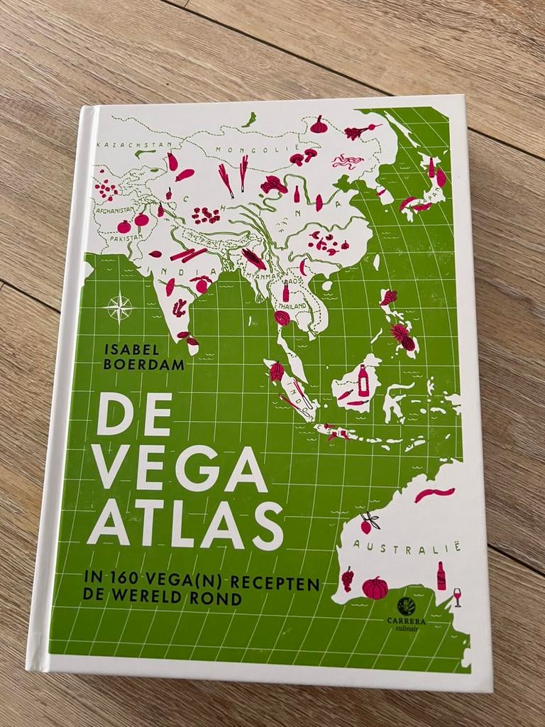 Isabel Boerdam - De vega atlas, Ophalen of Verzenden, Zo goed als nieuw, Isabel Boerdam, Vegetarisch