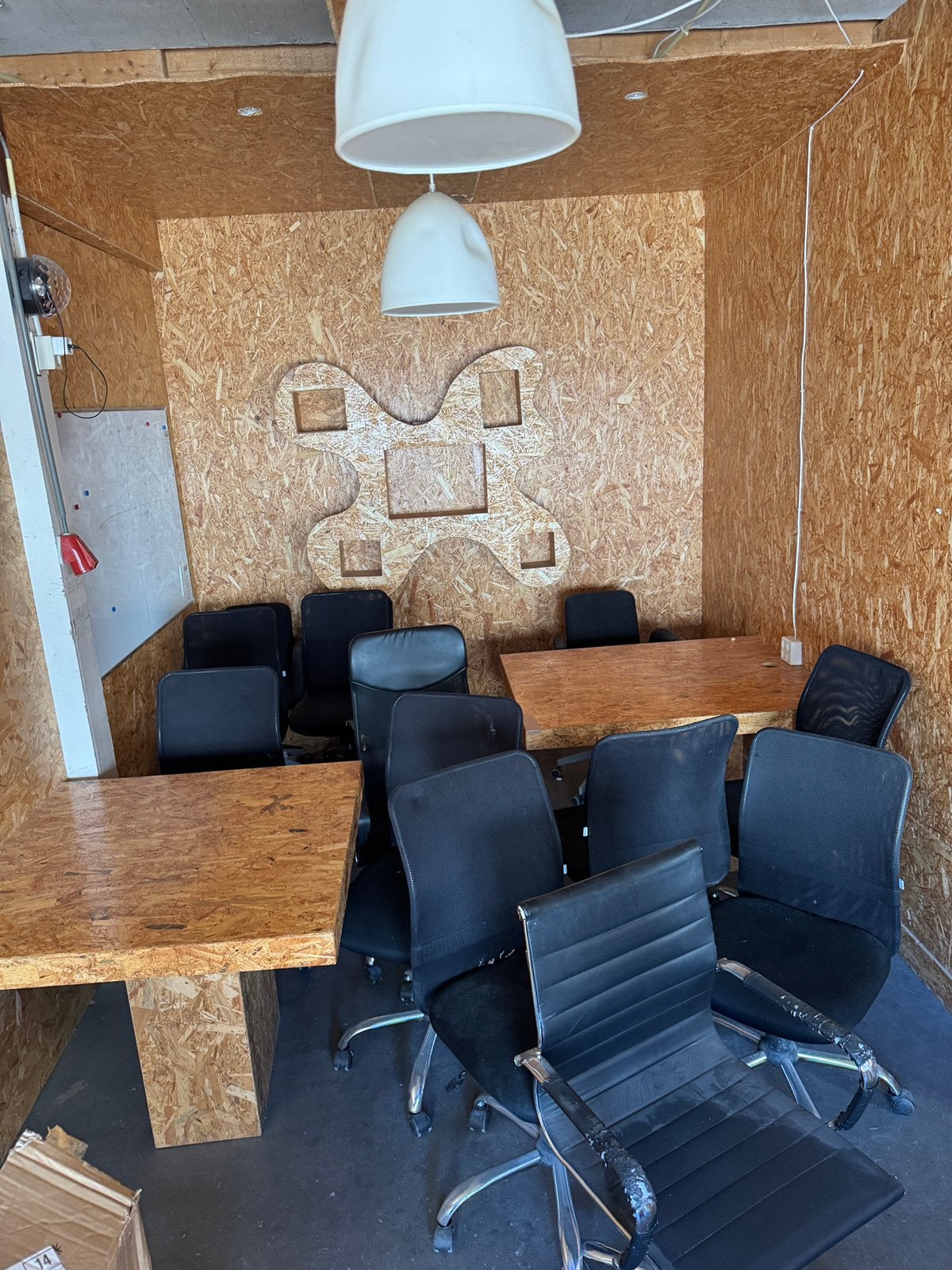 14 gebruikte bureaustoelen, Ophalen, Gebruikt, Zwart