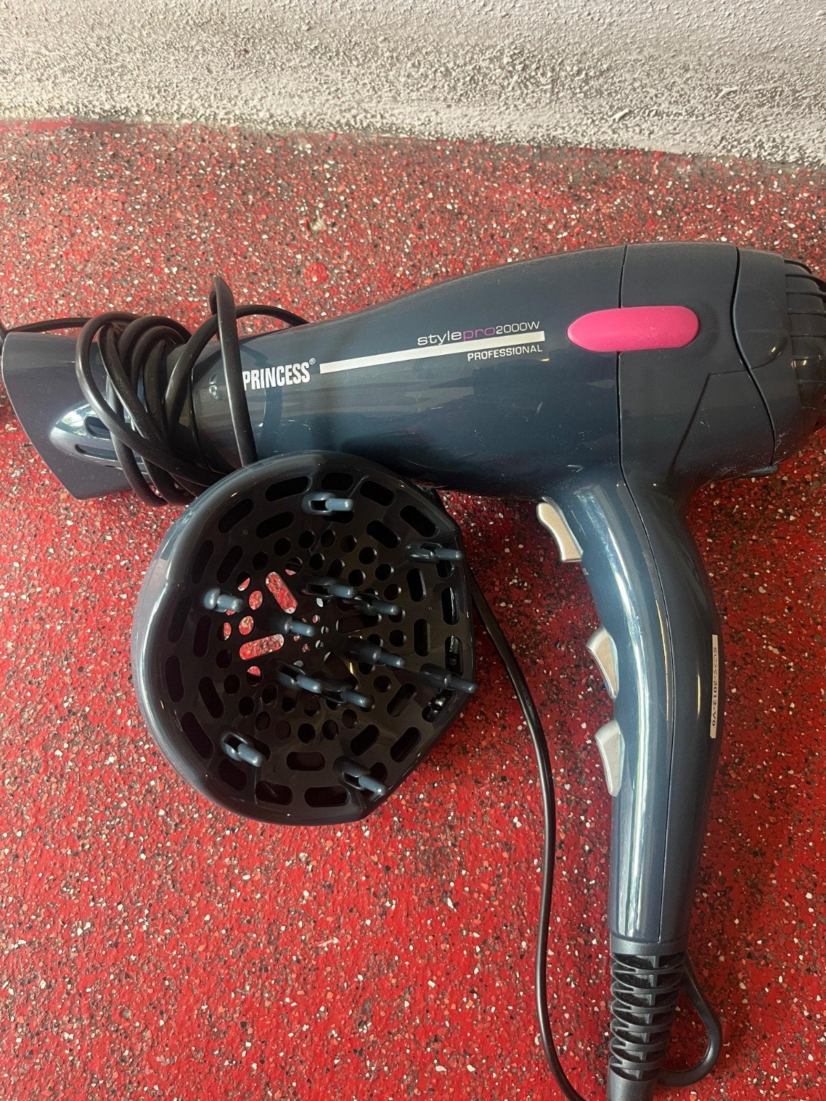 Princess Style Pro 2000W Föhn - Werkt goed, Ophalen of Verzenden, Gebruikt, Haarverzorging