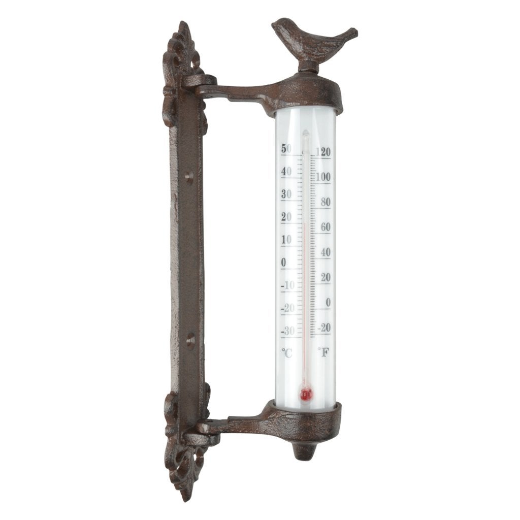 Buitenthermometer gietijzer, Buitenthermometer, Ophalen of Verzenden, Nieuw