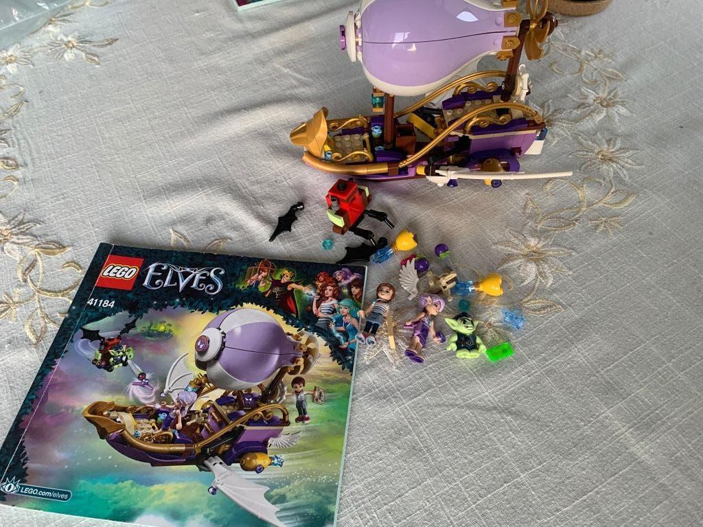 Lego Elves 41184 Aira's Airship & the Amulet Chase, Gebruikt, Overige thema's, Lego, Ophalen of Verzenden
