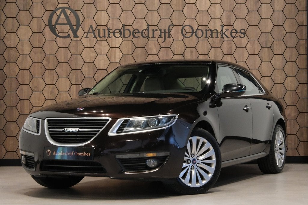 Saab 9-5 1.6T Vector Exklusiv Uniek Mooi voor de kilometerst, Auto's, Saab, Euro 5, Gebruikt, Zwart, Bedrijf