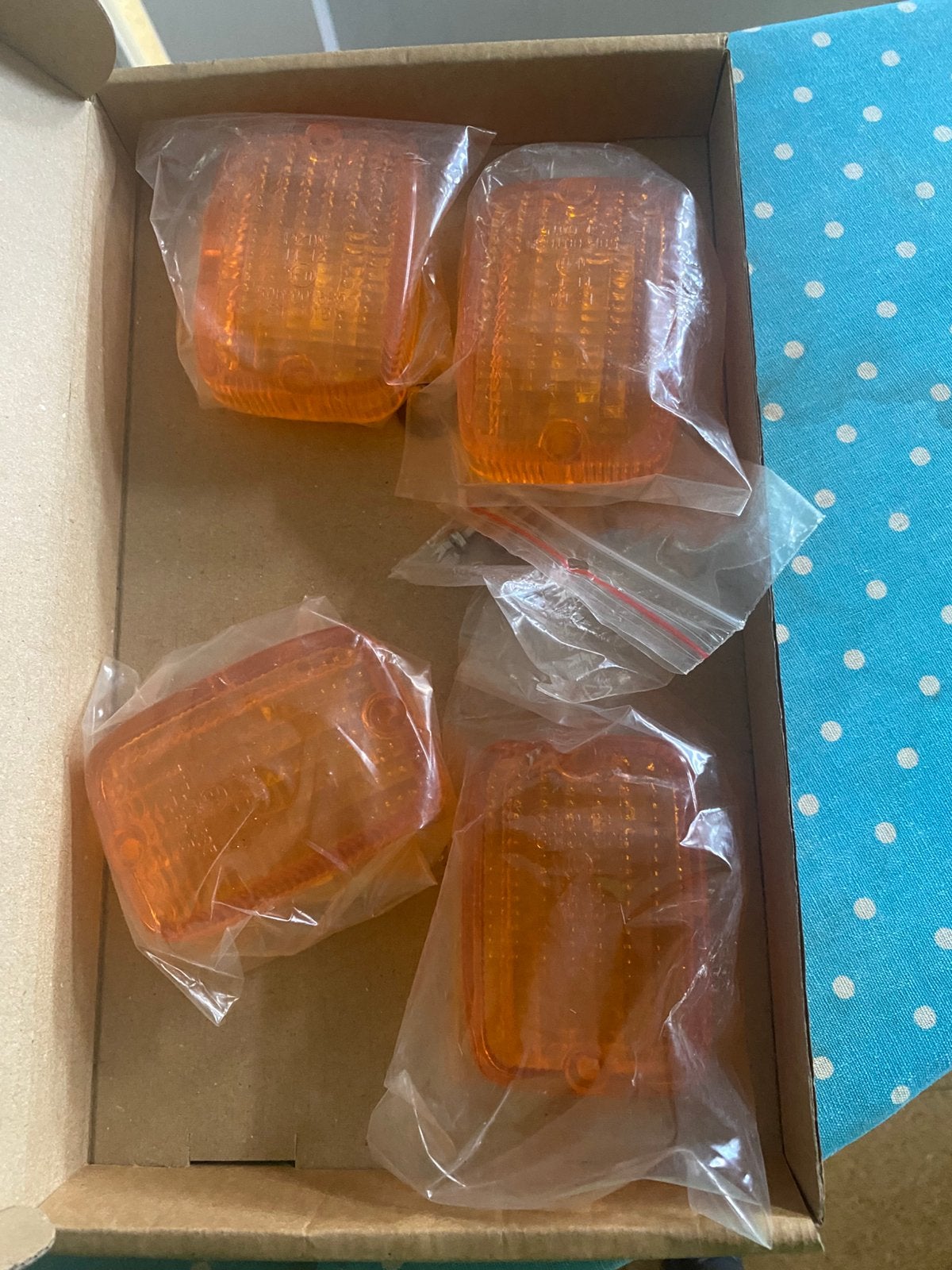 Bmw r60 r75 r80 r90 r100 rs rt gs g/s s knipperlichtglaasjes, Motoren, Ophalen of Verzenden