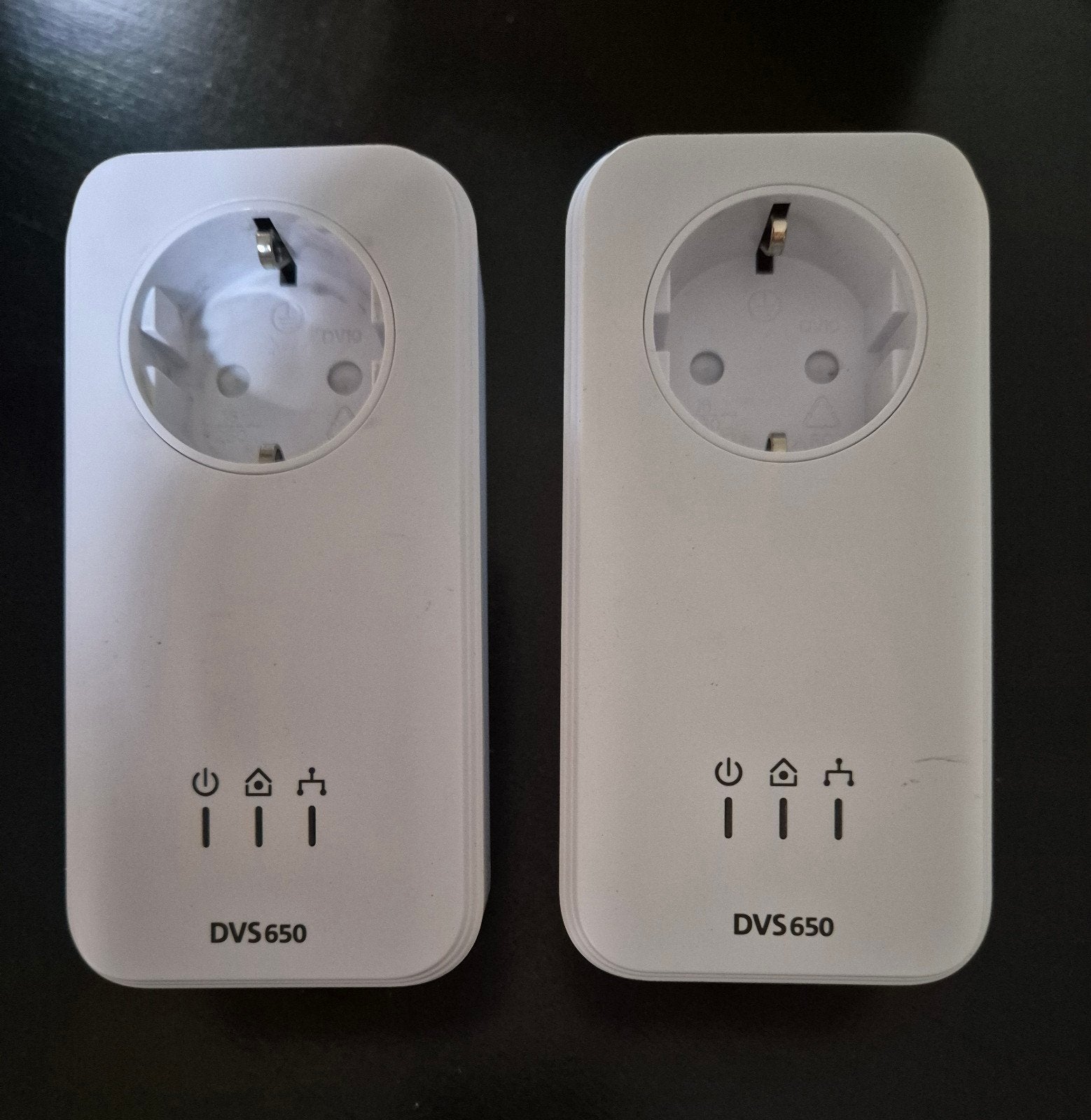 Devolo DVS 650 Powerline Adapters (2 stuks), Ophalen of Verzenden, Gebruikt