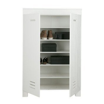 Robuuste Schoenenkast wit 0,89x1,35x0,38 bxhxd, Ophalen, Zo goed als nieuw