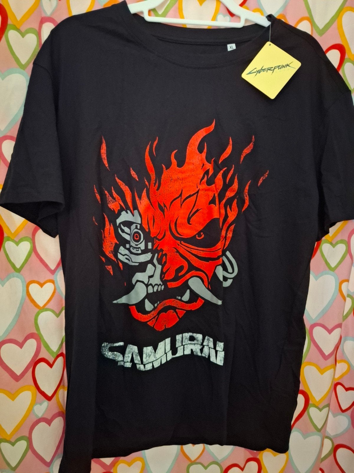 Nieuw Cyberpunk 2077 Samurai T-shirt - XL, Zwart, Ophalen of Verzenden, Difuzed, Maat 56/58 (XL)