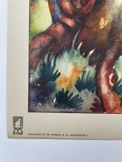 poster door illustratrice Greetje Knoone voor kinderboeken, Ophalen of Verzenden, Zo goed als nieuw, A1 t/m A3, Film en Tv