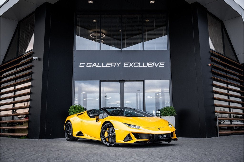 Lamborghini Huracan 5.2 V10 - Evo Spyder | Giallo Inti | Dea, Auto's, Lamborghini, Automaat, 5204 cc, Cabriolet, Bedrijf