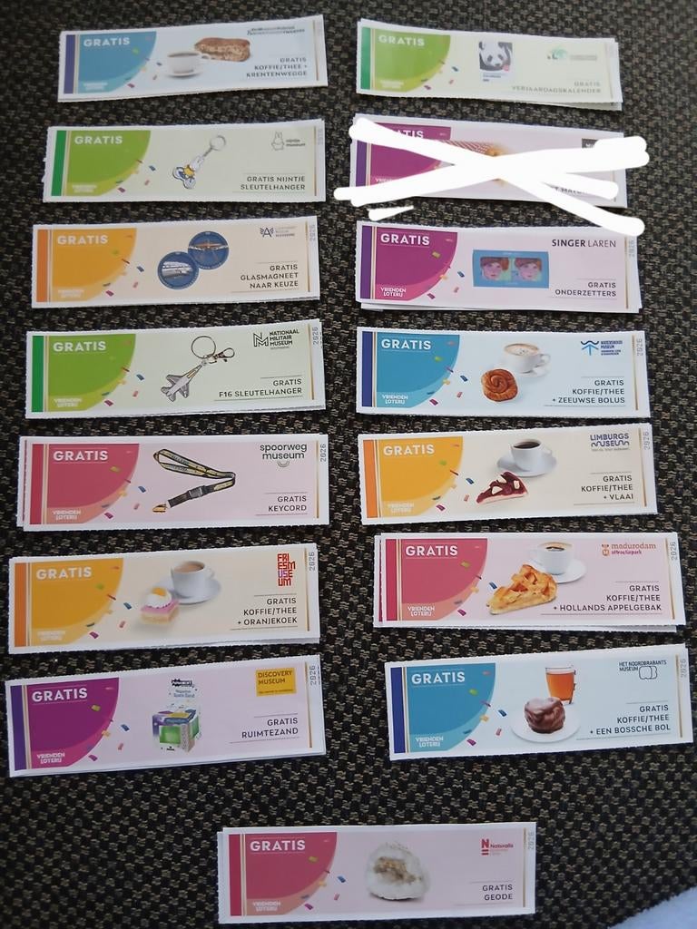 Vriendenloterij bonnen, Drie personen of meer, Kortingsbon