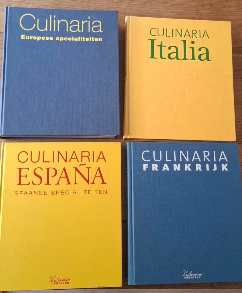 Culinaria Kookboeken Set: Europa, Spanje, Frankrijk, Boeken, Kookboeken, Hoofdgerechten, Ophalen of Verzenden, Zo goed als nieuw