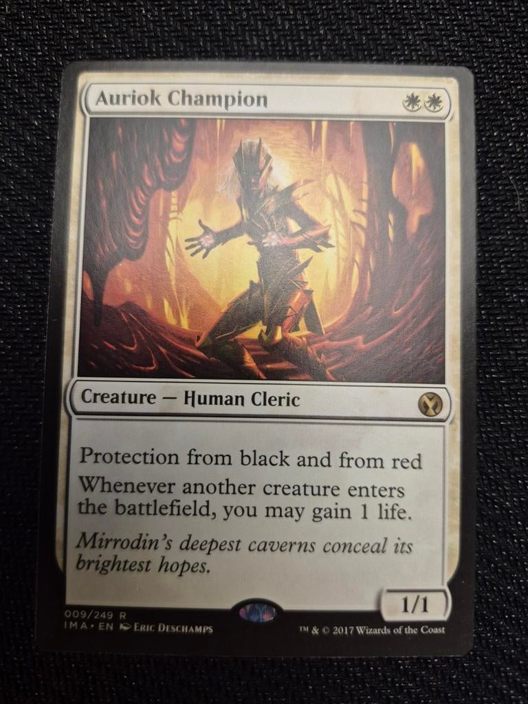 Auriok champion, Ophalen
