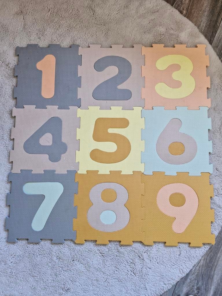 Speelmat Speeltegels Foam Tegels Nummers, Kinderen en Baby's, Ophalen, Gebruikt, Overige typen