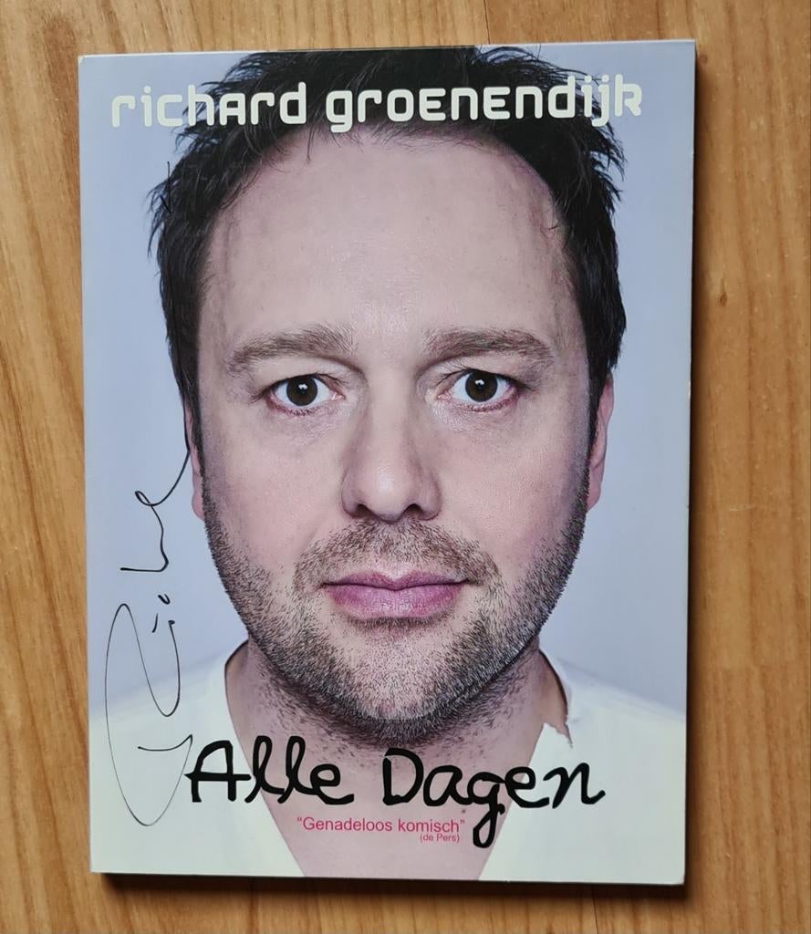 Richard Groenendijk - Alle Dagen (gesigneerd), Alle leeftijden, Ophalen of Verzenden, Gebruikt, Stand-up of Theatershow