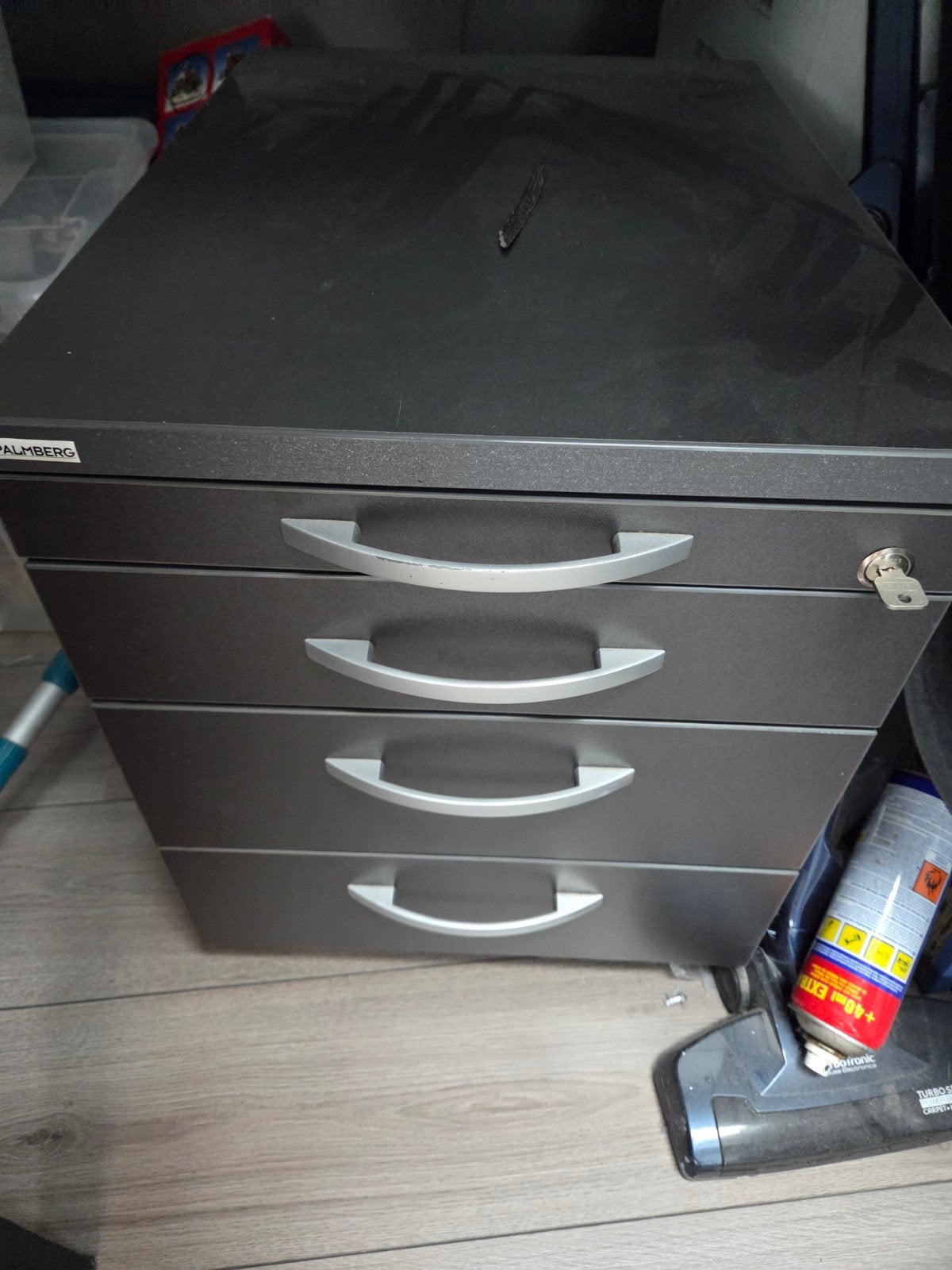 Palmberg verrijdbare ladekast voor bij uw bureau 60x44x54, Ophalen, Minder dan 50 cm, Gebruikt, 3 of 4 laden