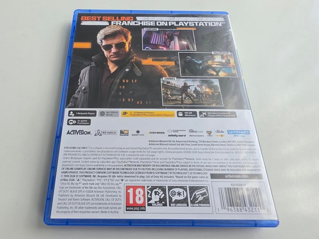 Call of Duty Black Ops 6 voor Playstation 5 Lees Goed Aub, Avontuur en Actie, Online, Vanaf 18 jaar, Activision NL