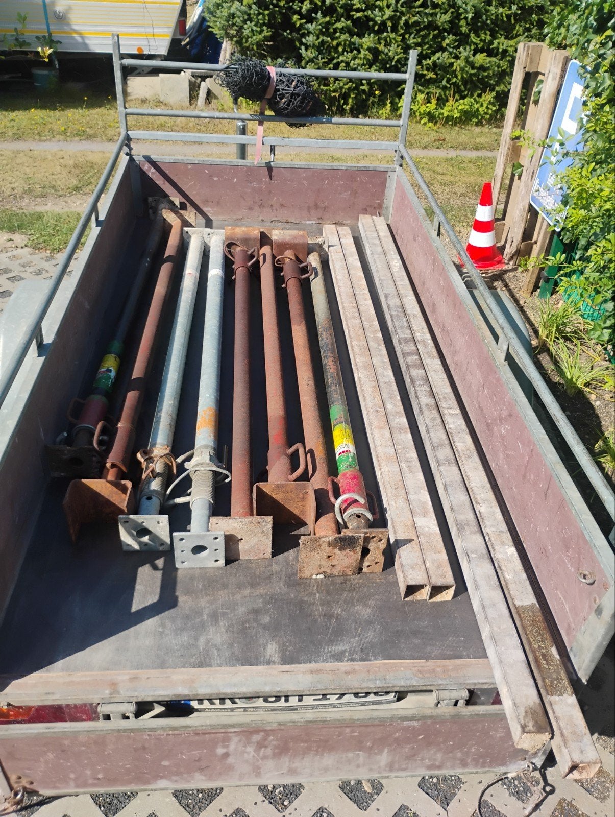 bouwstempels, Doe-het-zelf en Verbouw, Steigers, Ophalen, Gebruikt, Overige typen, Minder dan 2 meter