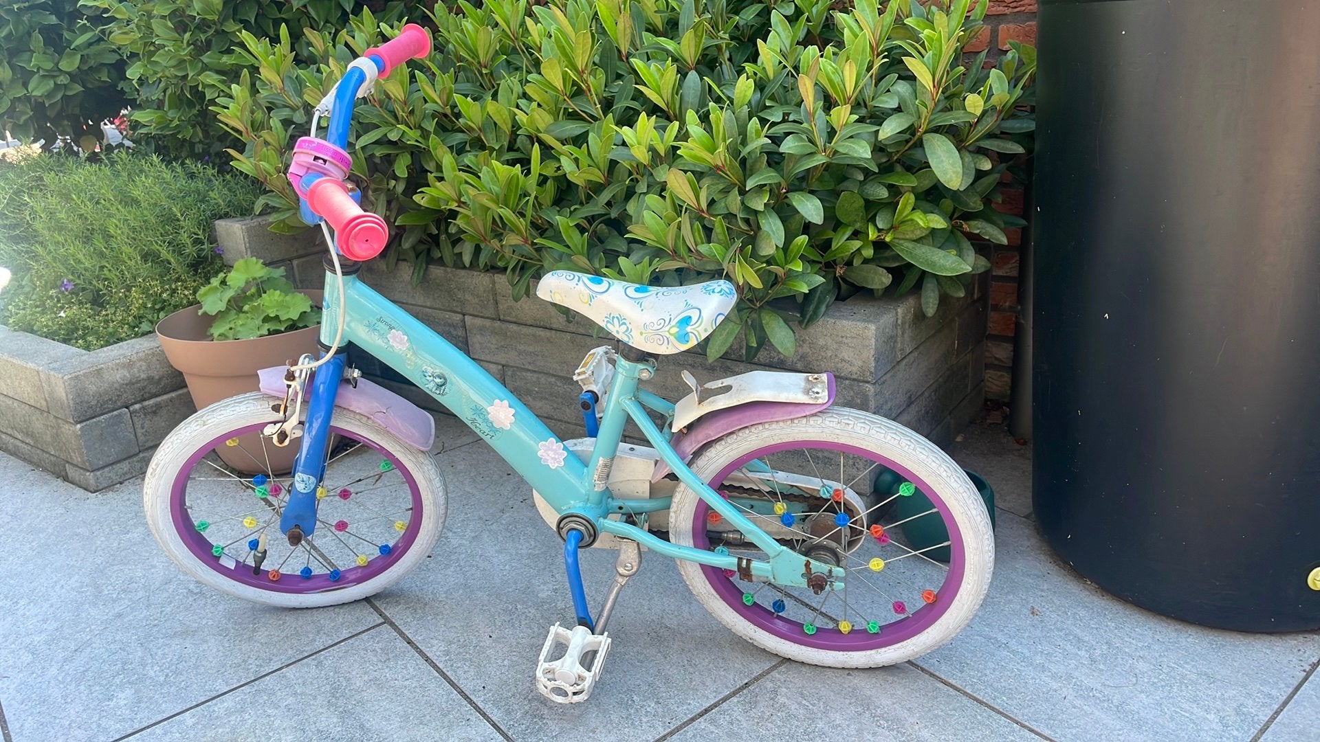 Fiets 16 inch disney frozen, Ophalen, Gebruikt