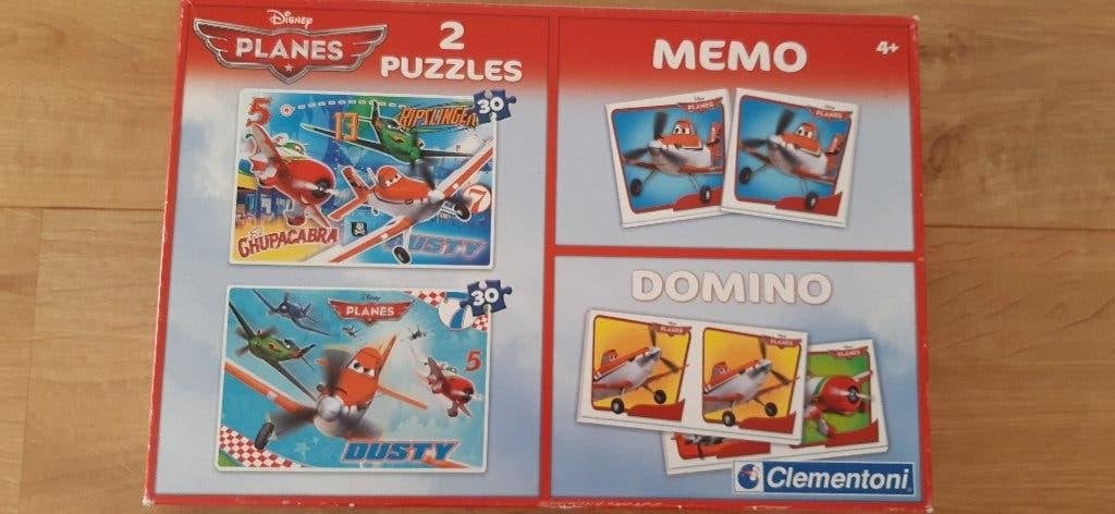 puzzels en spelletjes van planes en cars, Ophalen of Verzenden, 10 tot 50 stukjes, Gebruikt, 2 tot 4 jaar