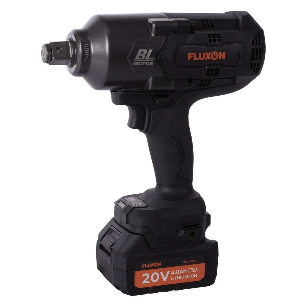 Li-Ion 20V Accu Slagmoersleutel Fluxon 3/4 inch 1700 Nm, Niet ingevuld, Niet ingevuld, Nieuw, Ophalen of Verzenden
