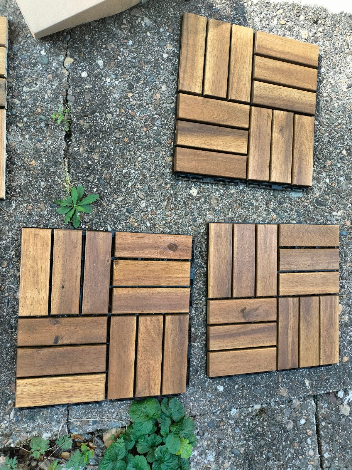 Ikea Runnen Balkontegels / Vlonders - Hout, Gebruikt, Ophalen of Verzenden, Minder dan 5 m², Hout