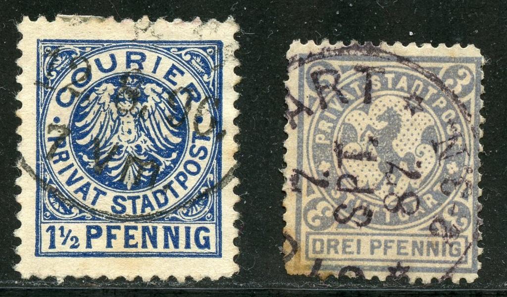 Duitsland Privatpost, Verzenden, 1990 tot heden, Gestempeld