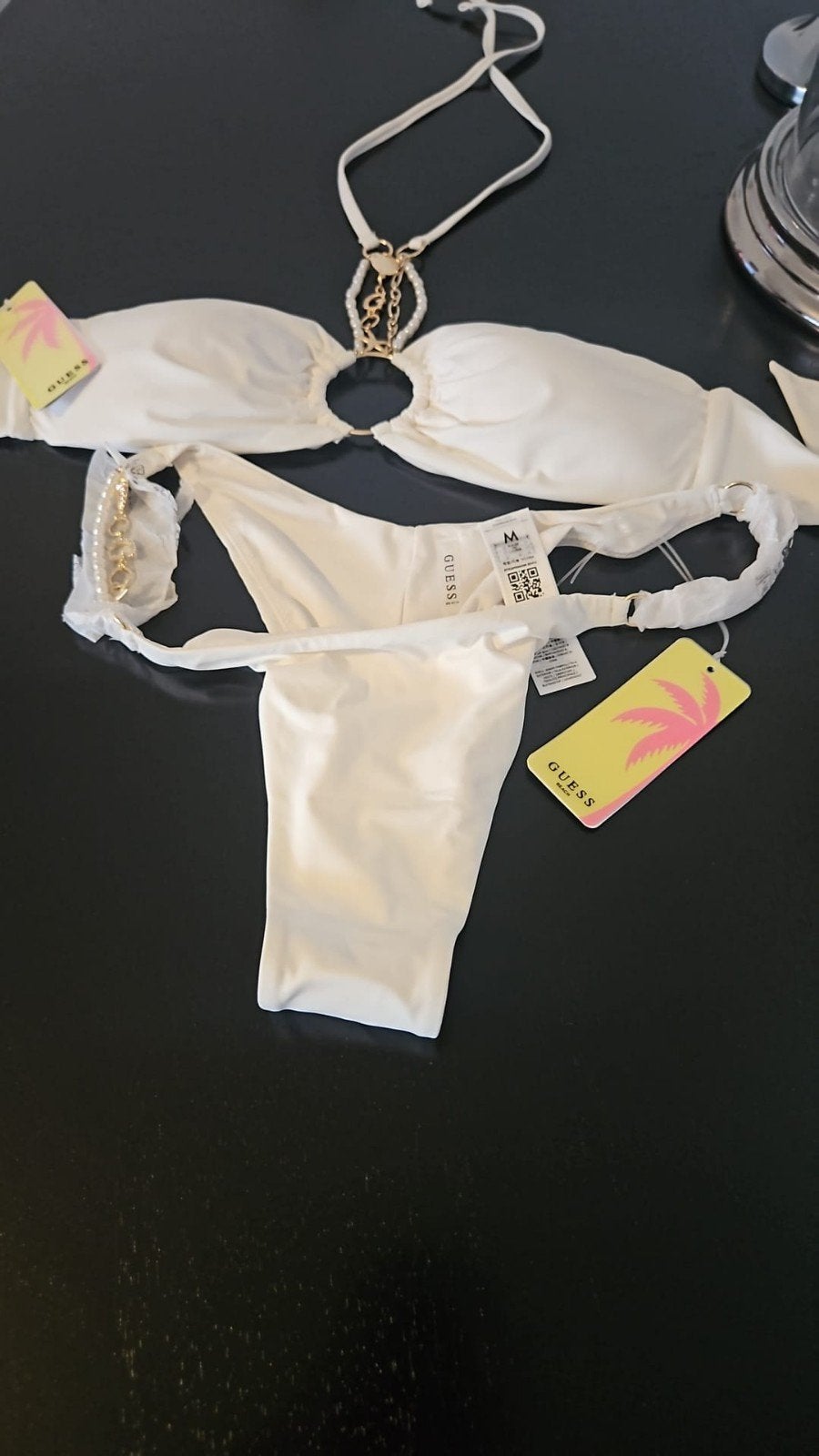 Guess Bikini Maat M - Nieuw met labels, Guess, Wit, Nieuw, Ophalen of Verzenden