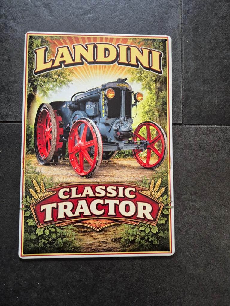 Landini reclamebord, Verzamelen, Merken en Reclamevoorwerpen, Ophalen of Verzenden, Nieuw, Reclamebord