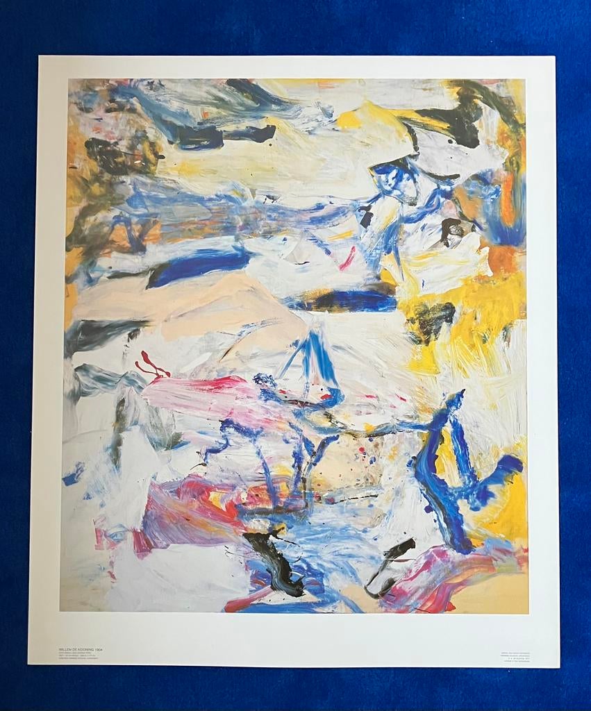 Poster WILLEM DE KOONING - North Atlantic Light 60x70 cm, Boeken, Ophalen, Nieuw