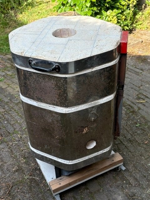 Raku oven, Ophalen, Gebruikt