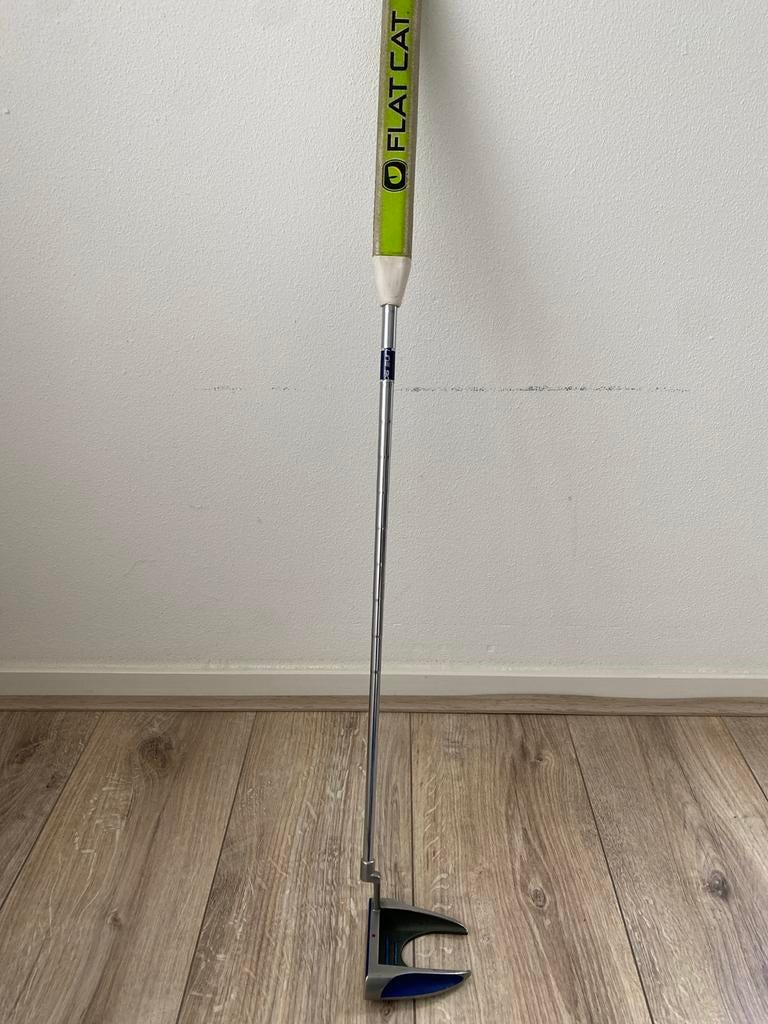 Mizuno Line 90 linkshandige putter met Flat Cat grip, Ophalen of Verzenden, Gebruikt, Club, Mizuno