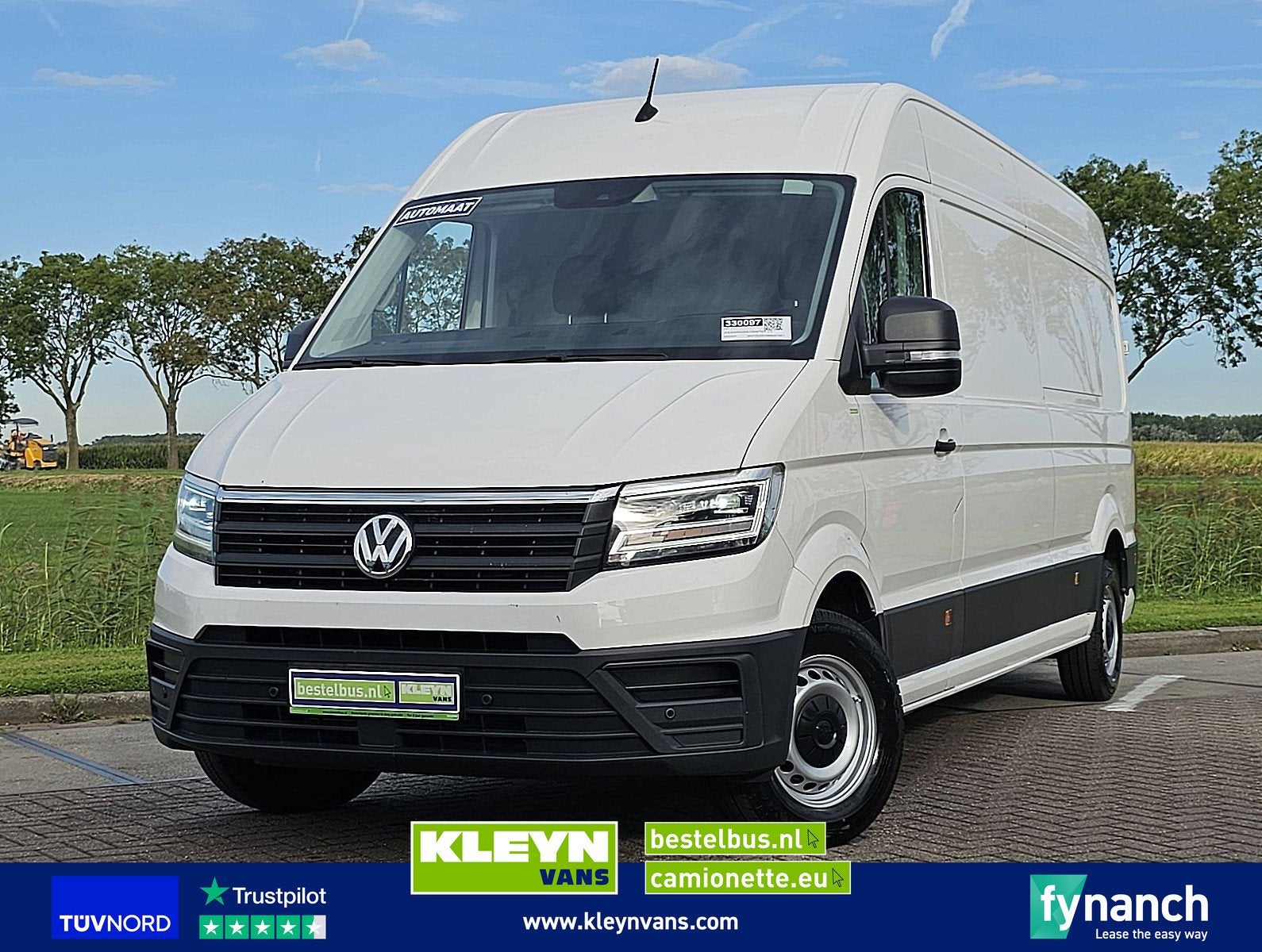 VOLKSWAGEN CRAFTER 2.0 l4h3 automaat led, Auto's, Automaat, Euro 6, Volkswagen, Wit