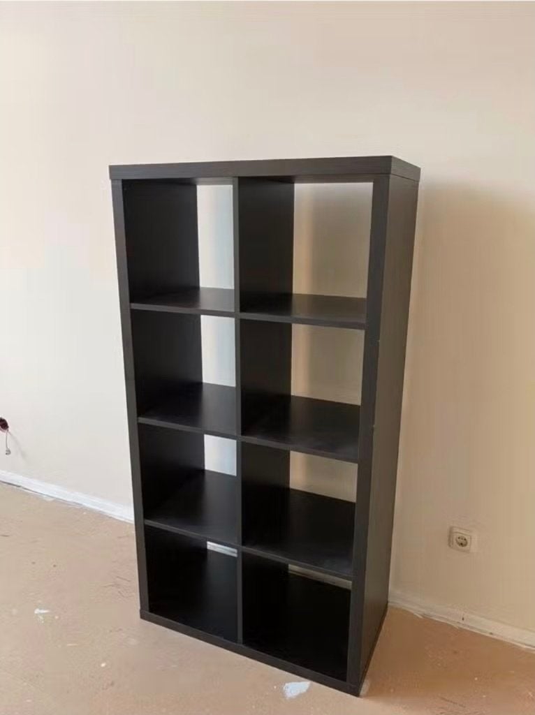 3x Kallax expedit 8 vaks open kast vakkenkast 4x2 zwart Ikea, Ophalen, 5 laden of meer, 100 tot 150 cm, 50 tot 100 cm