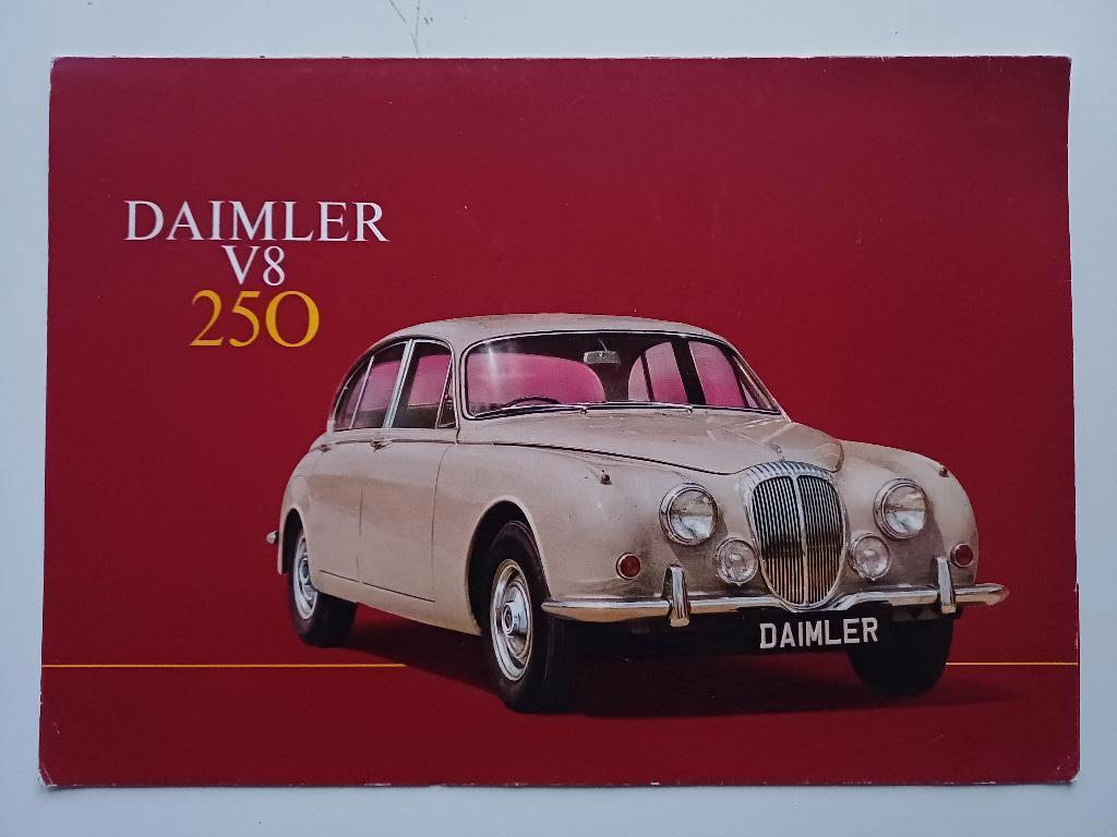 Daimler V8 250 brochure, Ophalen of Verzenden, Gelezen, Overige merken