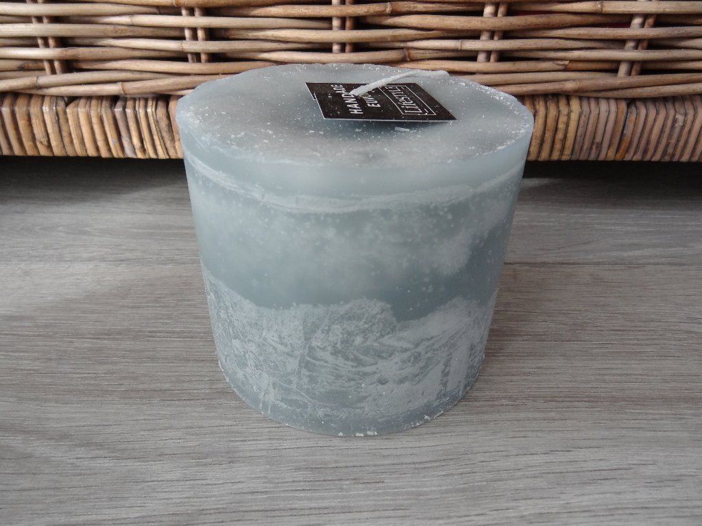NIEUW! Lifestyle Home Collection Home Made Kaars Grijs >Snel, 9 cm, Ophalen of Verzenden, Grijs, Kaars