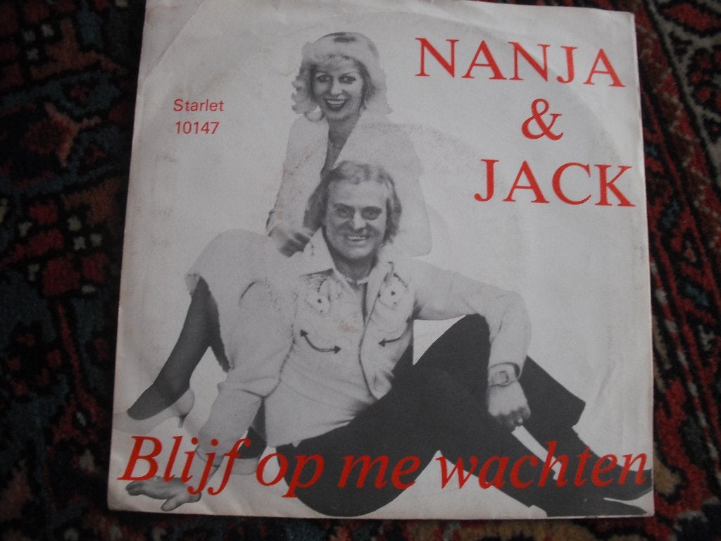 Nanja en Jack - Blijf op me wachten / El Salvador., Verzenden, Zo goed als nieuw, 12 inch, Levenslied of Smartlap