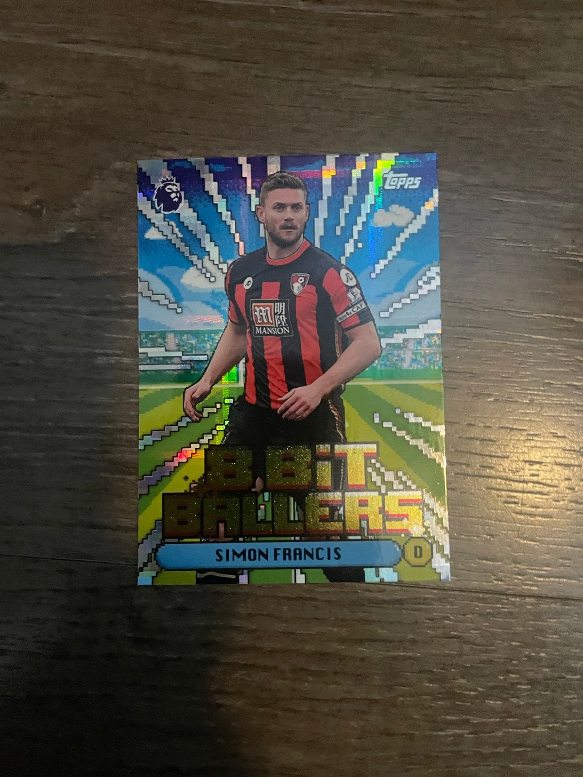 Topps 8 Bit Ballers Simon Francis Spelerskaart, Ophalen of Verzenden, Zo goed als nieuw, Buitenlandse clubs, Spelerskaart