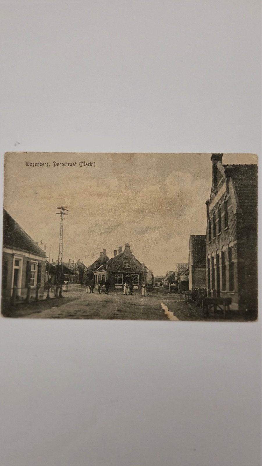 ansichtkaart van Wagenberg., Verzenden