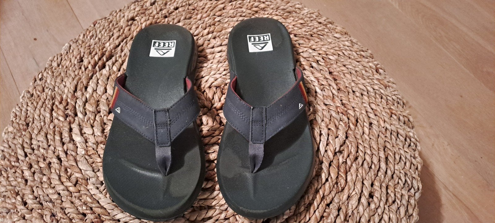 Reef slippers maat 42/43, Kleding | Heren, Ophalen, Zwart