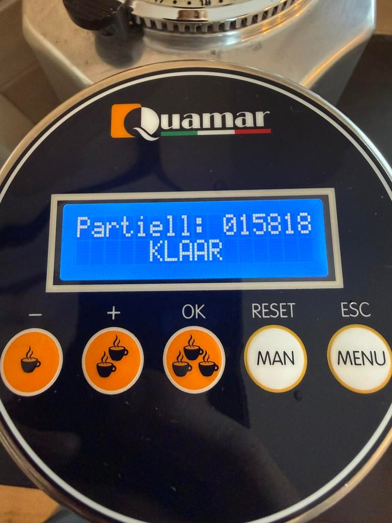 Quamar M80 koffiemolen, Ophalen, Gebruikt
