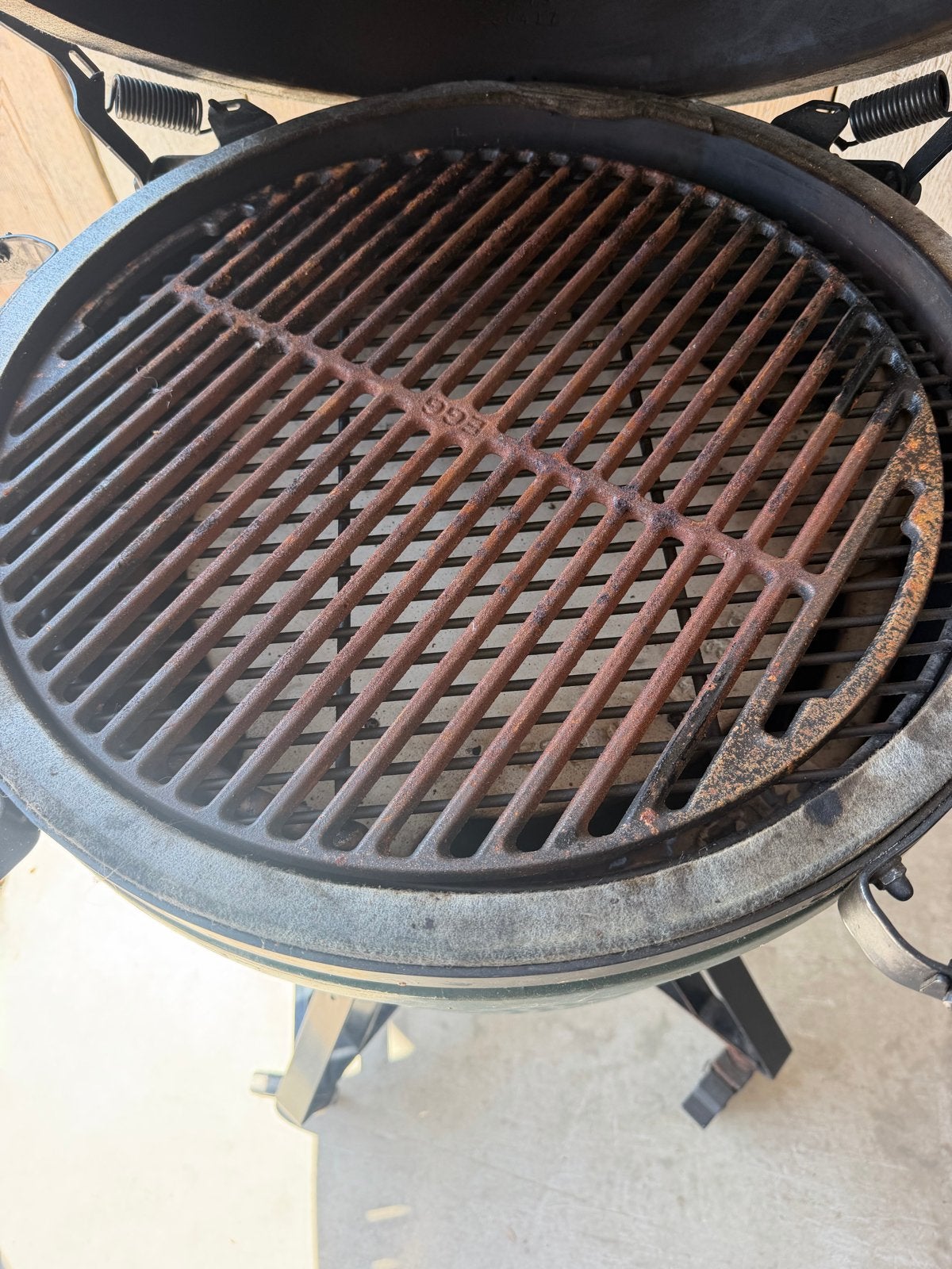 Big Green Egg met accessoires - Zo goed als nieuw, Ophalen of Verzenden, Zo goed als nieuw