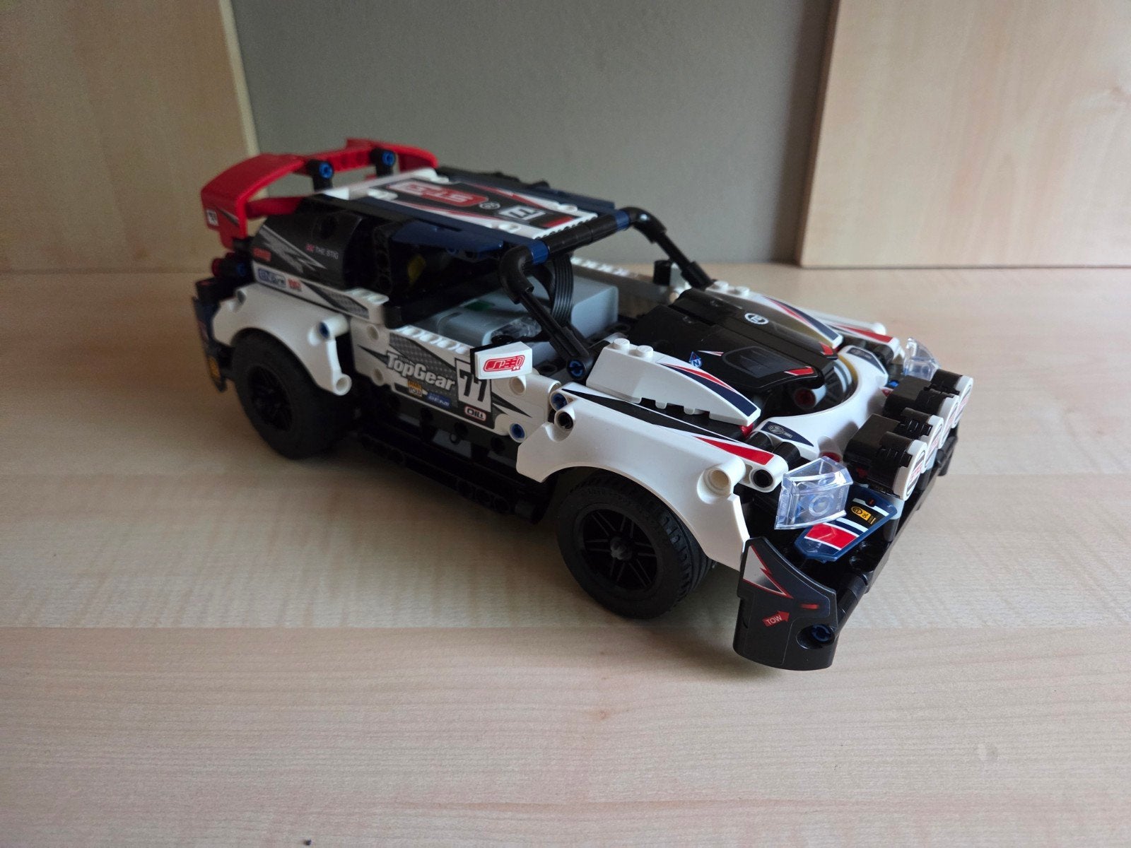 lego technic 42109 Top Gear Rallyauto met app bediening, Inclusief instructies, Lego, Ophalen of Verzenden, Zo goed als nieuw
