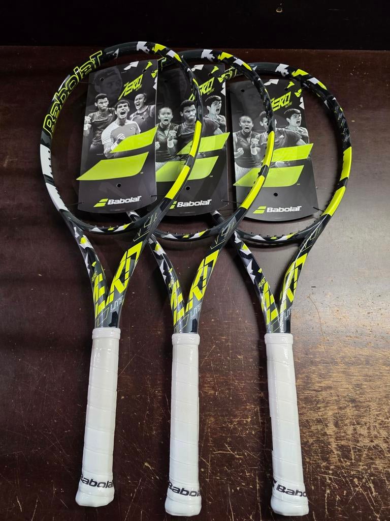 Babolat Pure Aero Lite Tennisrackets 2x L1 NIEUW!, L1, Nieuw, Ophalen of Verzenden, Racket