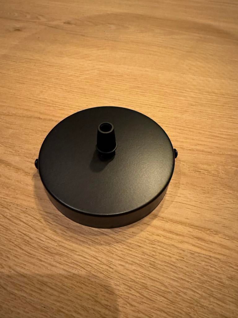Zwarte plafond rozet voor lampen - per stuk of 5 voor €25,-, Huis en Inrichting, Ophalen of Verzenden, Nieuw