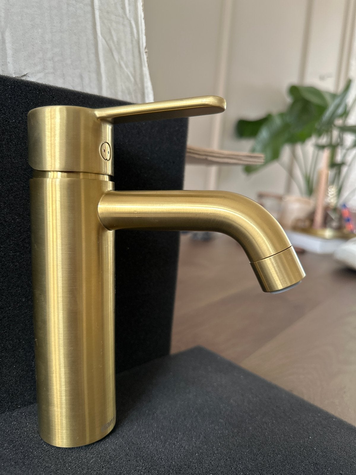 Damixa Wastafelmengkraan - mat messing PVD, Ophalen of Verzenden, Nieuw, Koper, Kraan